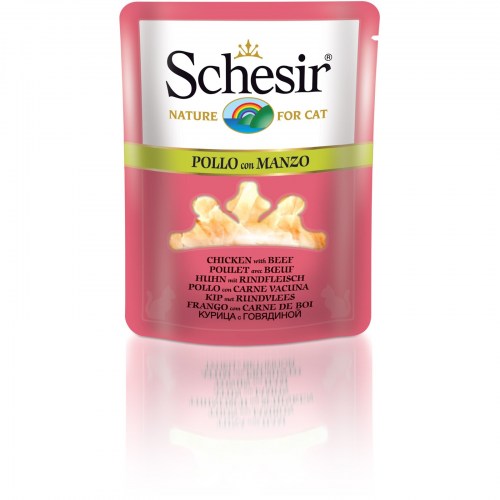 Schesir Cat Piletina i Govedina 70g kesica